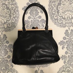 Kate Spade Black Leather Bixby Purse